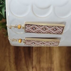 TRIBAL SPARKLE DROP EARRINGS